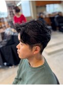 【山本智文】フェザーパーマフェザーショート