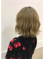 カール 鶴川店(K:R) 外国人風ダブルカラー(ケアブリーチ使用)