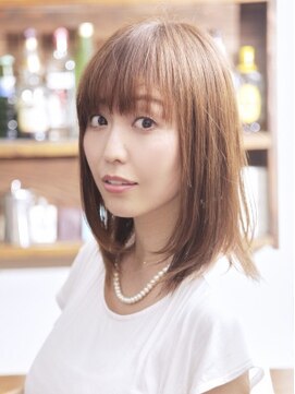 エマージュ 池袋東口店(Emerge) ♪小 顔効果のあるナチュラルミディボブヘア♪【池袋/池袋東口】