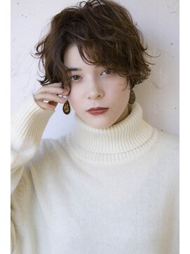 ヴェイン 渋谷(vain) 【vain#A】ハンサムショートはパーマで動きも色気も出る。