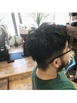 ハウオリ ヘアーワークス(Hauoli hair works)&nbsp;ツーブロック×メンズパーマスタイル