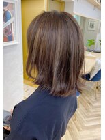 ロンドプランタン 恵比寿(Lond Printemps) 【Lond佐野】小顔オリーブカラー ハイライトカラーウルフボブ