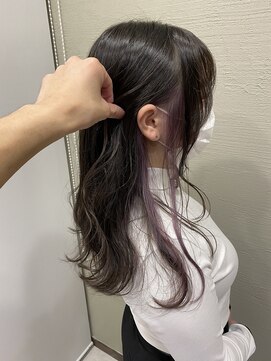 シエル 藤沢店(CIEL) 【CIEL】インナーカラー×ラベンダー