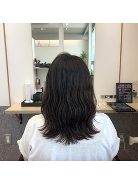 トゥーリ 浜町店 長崎(tuuli) アッシュグレー×波巻き