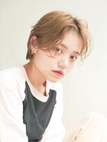 ジュール 大分(Joule)&nbsp;セクションカラー/ペールベージュ/透明感ボブ[大分駅]