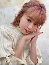 ティジェイ天気予報 サンページ 岐阜店(TJ 3)&nbsp;ペールピンク/ボブアレンジ