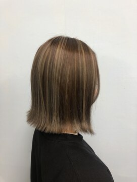 サボン バイ トッカ(savon by tocca) ボブ×ハイライト透明感カラー