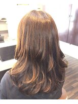 エノモト(ENOMOTO)&nbsp;レイヤーロングカット上品オリーブブラウン巻き髪