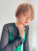 エイミー(Aimee)&nbsp;Aimee町田　ニュアンスセンターパート×ショートボブ