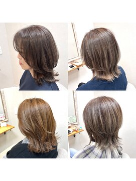 マロ(Maro) 【脱白髪染め】白髪ぼかしハイライト