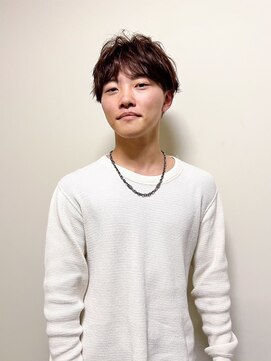 ヨー(Yoh-) 【オレンジブラウン/星亘祐】無造作/シースルーヘア