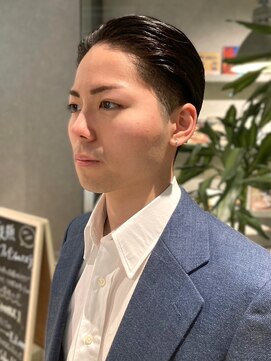 メンズサロン ブロック(Men's Salon bloc) オールバック ビジネスヘア 30代40代 爽やか 好印象