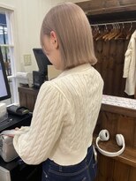 ジャストビューティー リアリー(just beauty Really)&nbsp;ホワイトベージュ × 切りっぱなしボブ 【横須賀中央 Really】