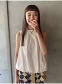 王道ベージュカラーオン眉ロング中区袋町