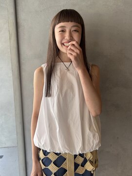 ニール(nier) 王道ベージュカラーオン眉ロング中区袋町