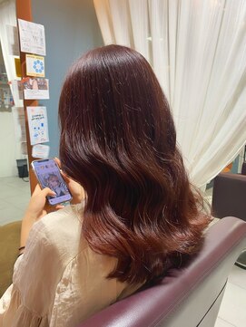 アイニティ 江坂(Inity) 暖色カラー　巻き髪