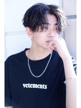 エリマ 武蔵小杉(elima) メンズ刈り上げセンターパートニュアンスパーマ武蔵小杉