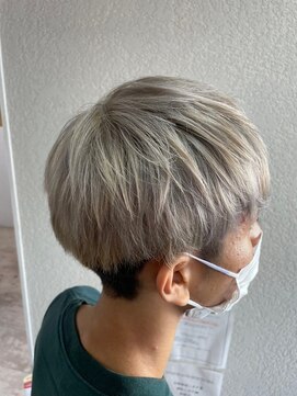 アジールヘア 所沢プロペ通り店(agir hair) ホワイトベージュ韓国マッシュケアブリーチ小顔所沢練馬韓国