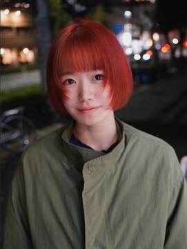 クペウ ローウェン(cope'u ROWEN) 渋谷/ウルフカット  デザインカラー ルーツカラー エンドカラー