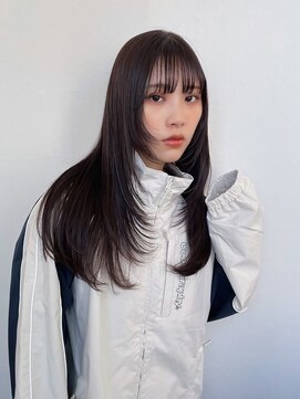 ジョエミバイアンアミ(joemi by Un ami) ロングレイヤー/ザクザクレイヤー/ブラウンベージュ