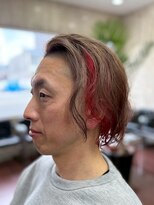 理容 鮎川&nbsp;インナーカラー　2ブロック