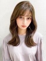 ラルユー 金山(LallYou)&nbsp;イメチェン後れ毛が可愛い顔周りレイヤー美髪アッシュベージュ