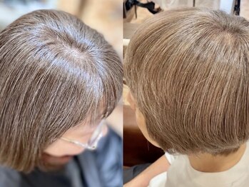 アイニ 大阪上本町店(aini)の写真/【上本町&谷町】経験豊富なスタイリストが高い技術力×カウンセリングで艶感のある綺麗な仕上がりへと導く