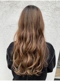 ゆるふわウェーブ×ナチュラルロング【チェリーブラウン】