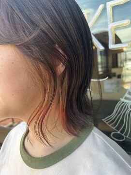 チェリーコーク ウブ(CHERRY COKE ubu) ~インナーカラーでキツネカラーデザイン♪~