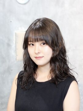 クリュウゲート 三鷹店(KURYU GATE) パーマ/黒髪/グレーベージュ/レイヤーロング/髪質改善[三鷹]