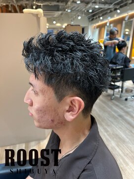 ルースト 渋谷店(ROOST) ピンパーマ×スパイキーショート