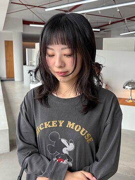 アム(am) ワンカラー/ダークブラウン/レイヤーカット