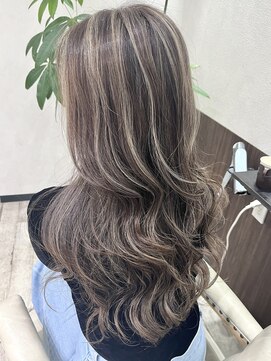 ベルヘアーデザイン 堺東(Belle hair Design) ハイライトレイヤーカットイルミナカラー20代30代40代堺東