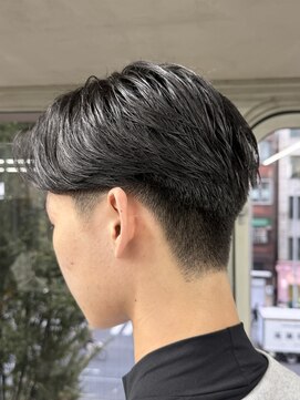 ニコ トウキョウ ロジック(nico TOKYO Logic) メンズセンターパート曲がる縮毛矯正アップバング