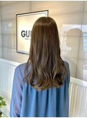 透明感あふれるナチュラルロング