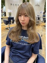 ヴィンスジオ 岐阜駅南(vince gio)&nbsp;ブリーチカラー/ミルクティーベージュ/ケアブリーチ