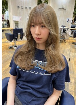 ヴィンスジオ 岐阜駅南(vince gio) ブリーチカラー/ミルクティーベージュ/ケアブリーチ