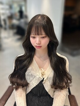 ザシェノンウメダ(THA CHAINON UMEDA) 心斎橋/着物ヘア/大人ガーリー/ダークアッシュ/似合わせカット