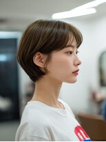 ラファンジュ ヘアー クレオ(Rohange hair Creo)&nbsp;耳かけショート 清潔感 好感度 大人ショート