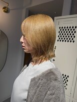 アトリエノエラ(Atelier Noella)&nbsp;くびれボブ×色落ちでもいい感じカラー【中村】