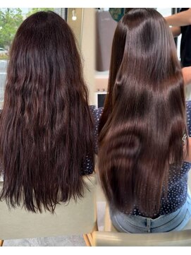 ジーナ 名駅(XENA.) 【石塚】艶感ロング/髪質改善ストレート/髪質改善トリートメント