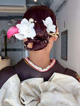 アルバム 池袋(ALBUM) ロングピンクベージュ韓国ヘア顔周りレイヤー_ba583321