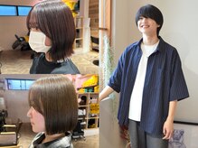 【stylist 林】ig @hayashi_bob : 似合わせボブ×髪質改善で誰よりも可愛く綺麗に♪