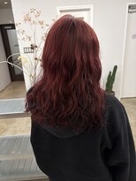 モコヘアーフロール(MOCO hair flor)&nbsp;【ブリーチなし】深みとツヤを両立 チェリーレッド