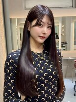 ディーバ 横浜(D.I.E.V.A)&nbsp;20代30代髪質改善ストレート韓国大人上品艶髪ダークブラウン