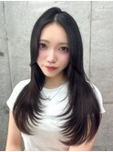 韓国顔周り/ハイレイヤーカット/ワンホンレイヤー/立川