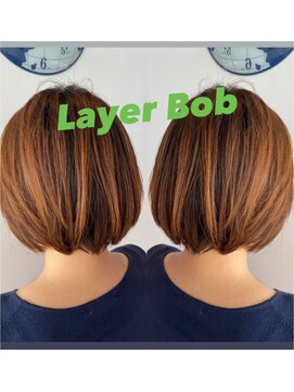 スタジオ アルファプラス 日暮里店(studio α+) レイヤーボブ♪【スタジオアルファプラス日暮里】