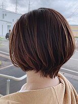 アメイジングヘアー 美沢店(AMAZING HAIR) 【AMAZING HAIR 美沢店/溝手】大人キレイ丸みショートボブ