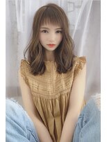 フロム(from...)&nbsp;☆抜け感ベージュゆる巻きセミディ☆