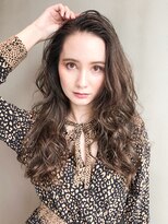 アイティー バイ アルバム 中野店(IT by ALBUM)&nbsp;ふんわりウェーブ_ショートパーマホワイトアッシュ_8258